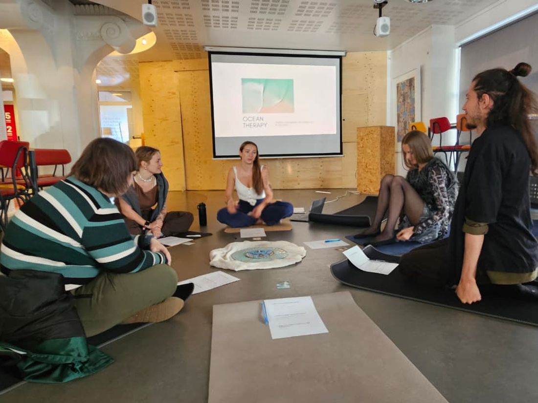 Ocean therapy reflective session